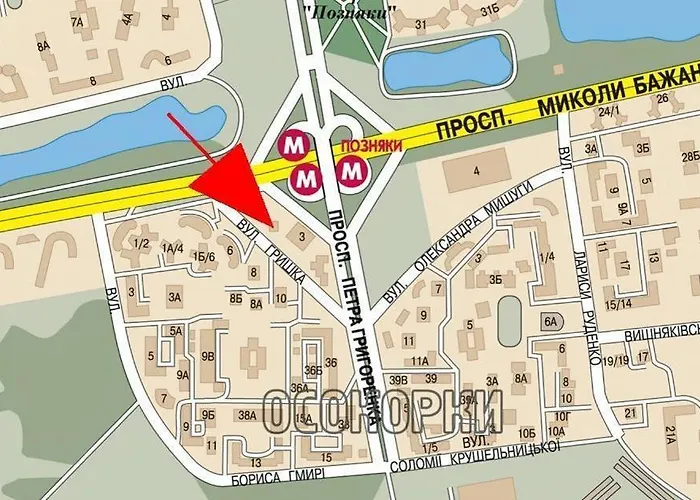 Apartment In 2 Min From Poznyaky Metro Station
